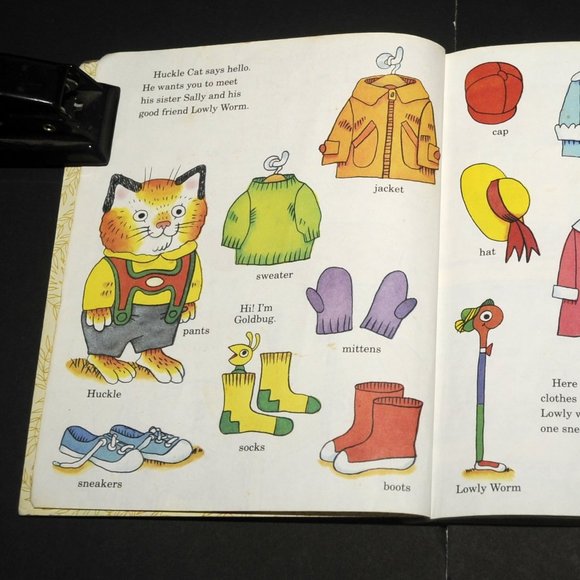 Vintage Richard Scarry Little Golden Book 'Best Little Word Book Ever!' 1992 - Picture 3 of 12